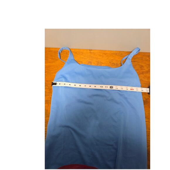 NWT TEREA by Andrea Pitter Women’s Maxi Dress XXL Blue Slip Plus Fall Layering - Picture 4 of 7